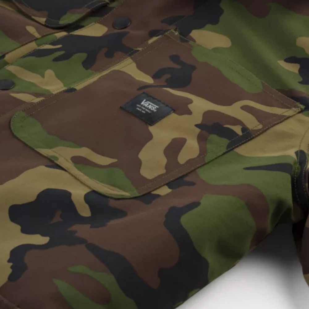 Vans Military Camo Mens Hooded Winter Jacket Coat - Picture 7 of 12